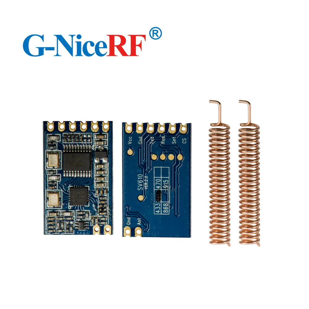 2pcs/lot SV610-Mesh 433MHz/470MHz TTL interface MESH Network Data Wireless module