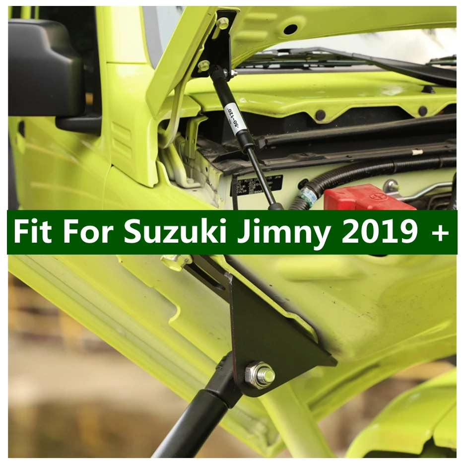 

Front Engine Hydraulic Bonnet Hood Gas Struts Shock Struts Lift Supports Trim Kit For Suzuki Jimny 2019 - 2023 Auto Accessories