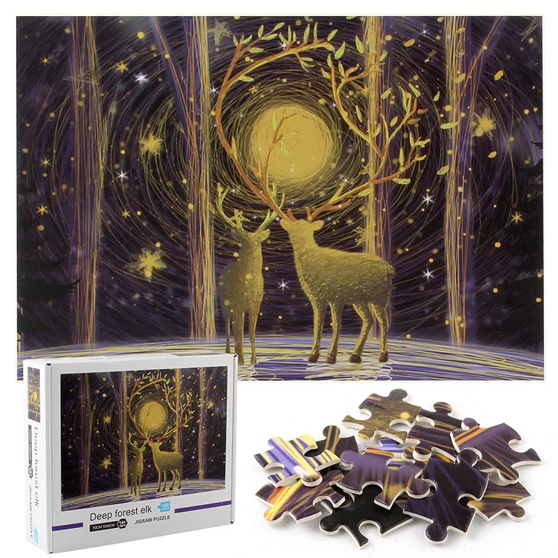 

1000 Pieces Landscape Puzzle Educational Toys for Adults Children Kids Games Toys Gifts Jigsaw Puzzles Learning Toys Bb50
