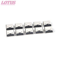 hot 6 pin smt socket connector micro usb type c 3 1 female placement smd dip for pcb design diy high current charging 10pcs