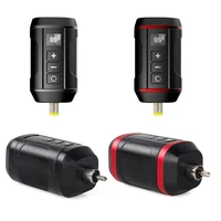 portable wireless tattoo battery power supply rca dc interface for rotary machine adapter
