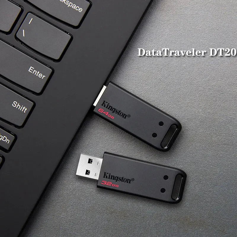 Kingston DataTraveler DT20 usb flash drive 32gb pen флешка u disk memoria 32GB USB 2.0 Mini pendrive cel stick gift | Компьютеры и