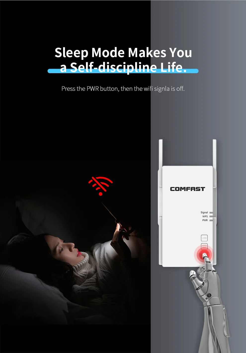 Роутер-повторитель AC2100 5GWiFi двухдиапазонный усилитель сигнала Wi-Fi антенна 4 х3 дБи