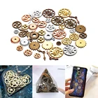 Металлические шестерни для изготовления часов, аксессуары для самостоятельного изготовления ювелирных изделий сделай сам, отливки из УФ-смолы, эпоксидной смолы, 50 100 г