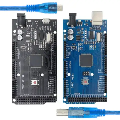 Макетная плата USB MEGA2560, MEGA 2560 R3 (ATmega2560-16AU CH340G), для Arduino