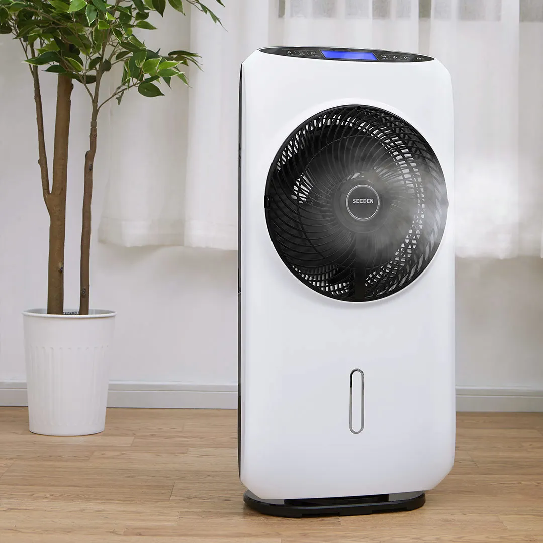 Kaufen Xiaomi Nebel Lüfter Intelligente Zerstäubung System Temperatur Detection Timing Led Touch Panel Luft Zirkulation Fan