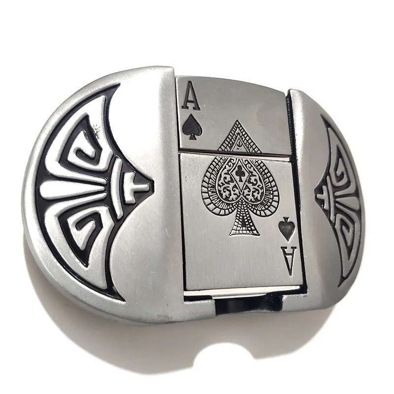 Цинковый сплав Для мужчин классный комплект из металла легкий пояс с пряжкой для