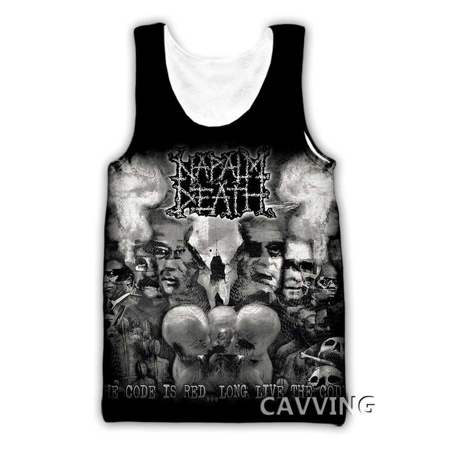 Майка CAVVING Napalm Death мужская с 3D принтом жилет в стиле Харадзюку летняя нижняя