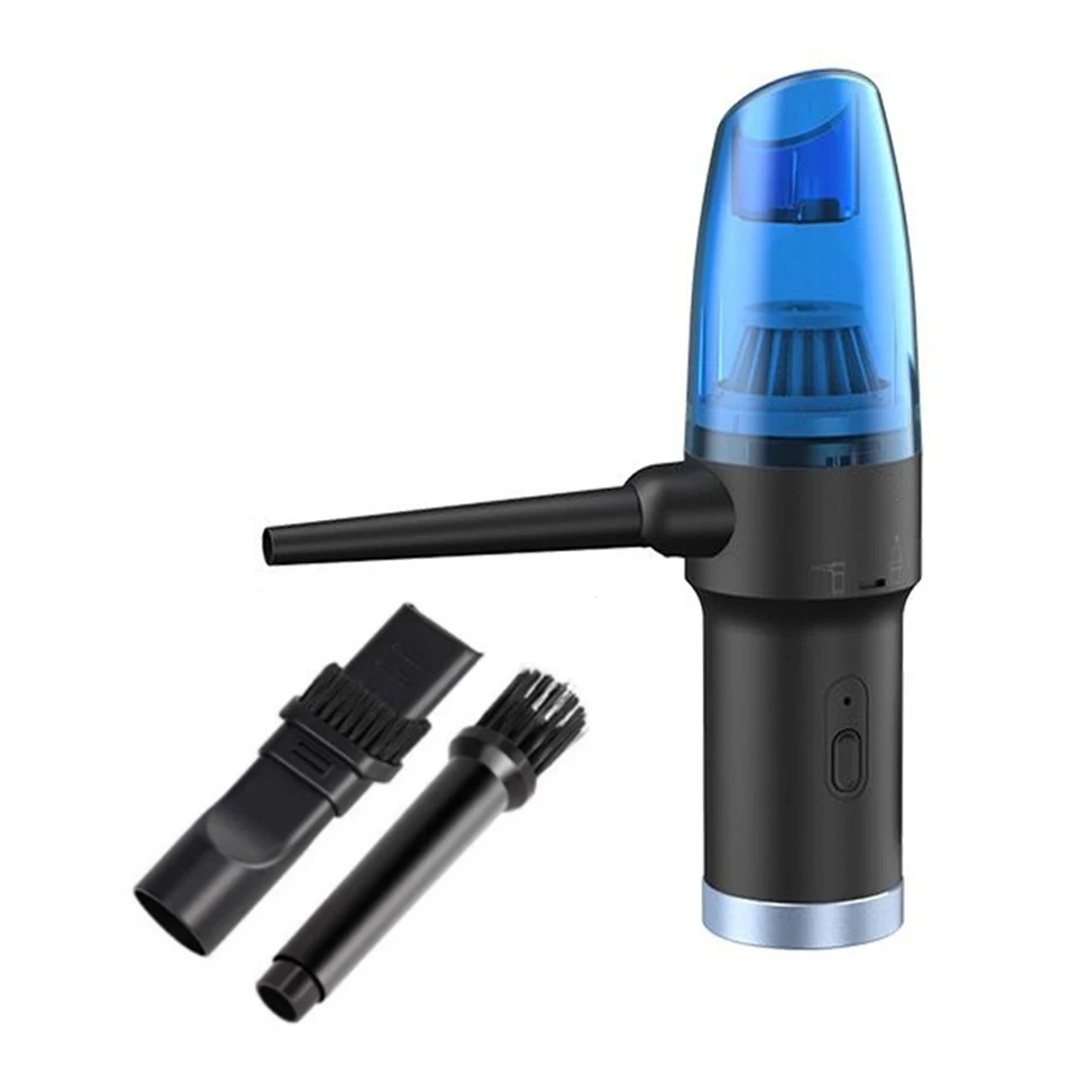 

Портативный беспроводной мини-пылесос Air Duster, ручной автомобильный беспроводной пылесос с USB-клавиатурой, инструмент для очистки 8000 ПА для н...