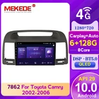 Топ! QLED экран android 10,0 carplay автомобильный мультимедийный плеер для Toyota Camry 5 XV 30 2001 - 2006 6G 128G 4G LTE BT5.0