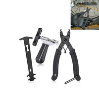 3 in 1 chain bicycle repaiing durable rubber stainless steel magic buckle abs chain cutter pliers calipers tools accessories