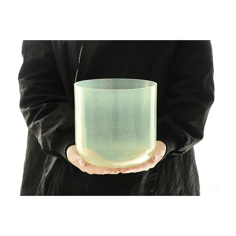 Чаша Из сакрального хрусталя TOPFUND D алхимический камень оливин плавное