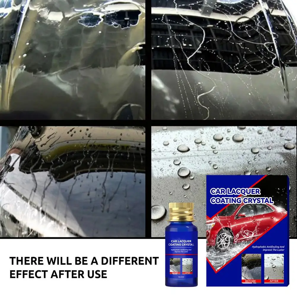 

30ml Car Liquid Ceramic Nano Coating Polishing Crystal Plate Waterproof Agent For Car Wash Maintenance Paint Care Accessories
