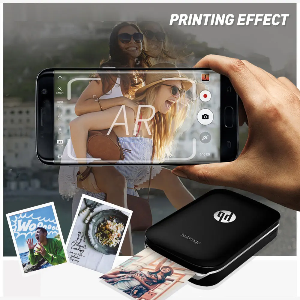 Absonic 60 Sheets Compatible Sprocket ZINK Photo Paper for HP &amp 2-in-1 Printer Printing Sticker | Компьютеры и офис