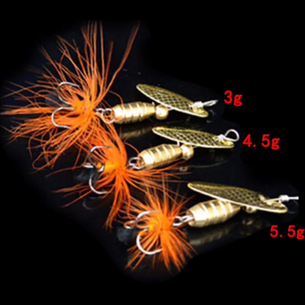 

3g / 4.5g / 5.5g Spoon Fishing Lure Metal Droppen 8g Spoon Bait Ideal For Bass Trout Perch Pike Rotating Fishing