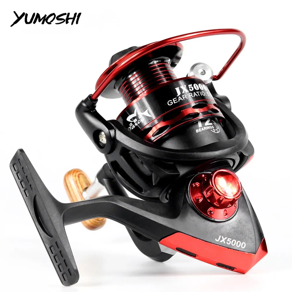 Новинка 2020 спиннинговая Рыболовная катушка металлическая подшипник 12