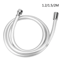 1 21 52m high pressure pvc handheld shower hose gi2 universal interface flexible anti winding bathroom accessories pipe
