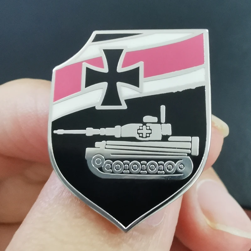 Жесткие эмалированные булавки с черным крестом немецкие военные Броши времен 2