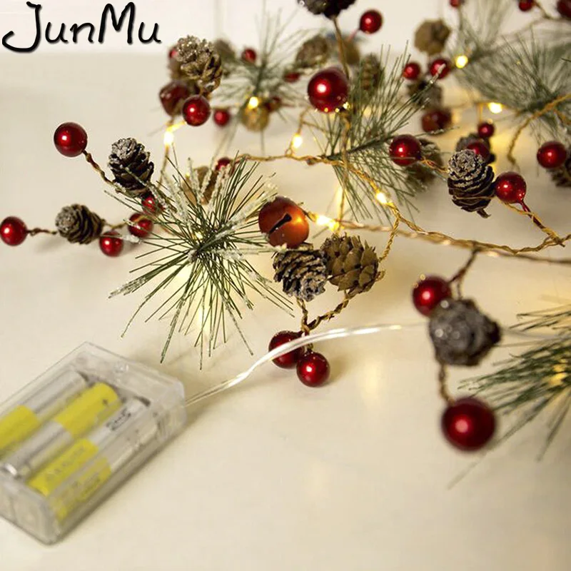2020 новые светодиодные светящиеся гирлянды светильник Рождественская елка