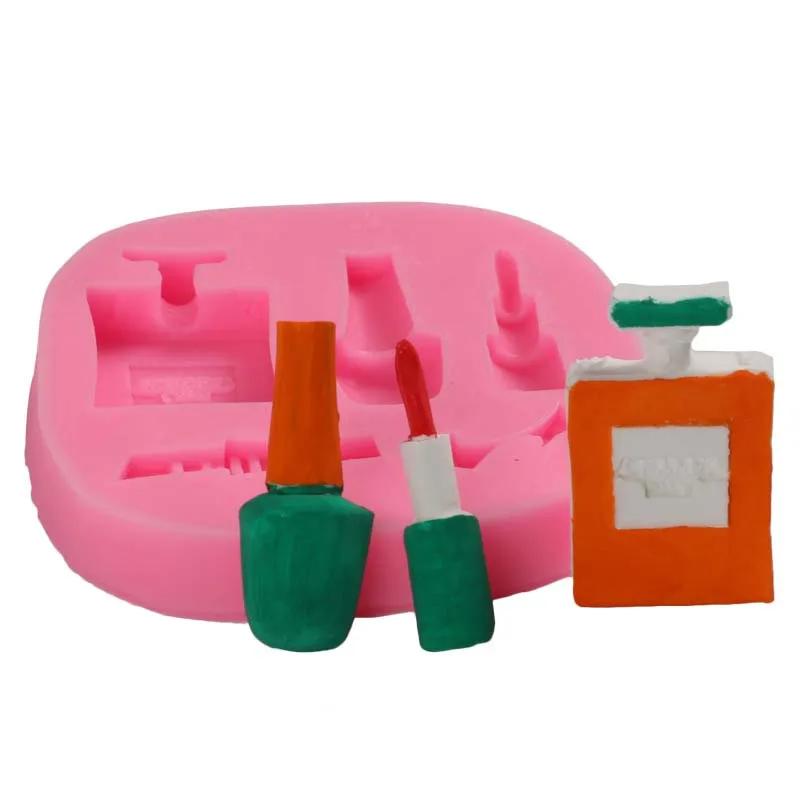 

Cosmetic Perfume Shape Silicone Cake Chocolate Molds Birthday Cake Decorating Tools Fondant Sugarcraft Soap Mould