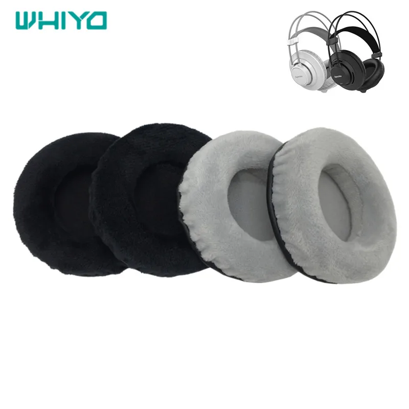 Whiyo 1 пара подушечек для ушей, накладки для подушек, сменные наушники для Superlux HD672 HD671, чехлы для подушек