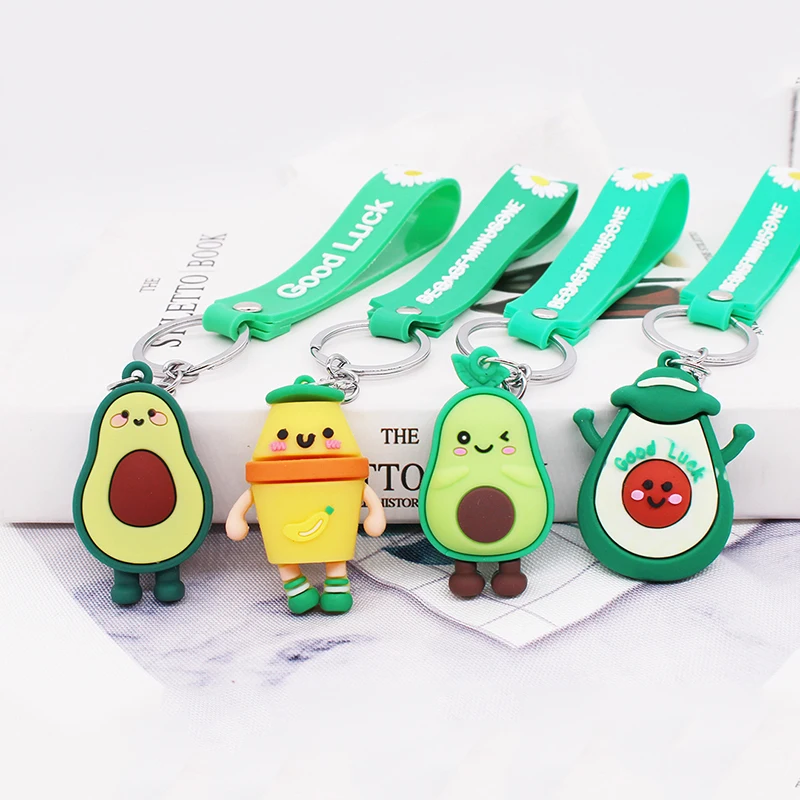 

Цепочка на плечо, сумка, рюкзак, брелок, кольцо, резиновое украшение с героями мультфильмов, авокадо, фрукты, модный мультяшный подарок для м...