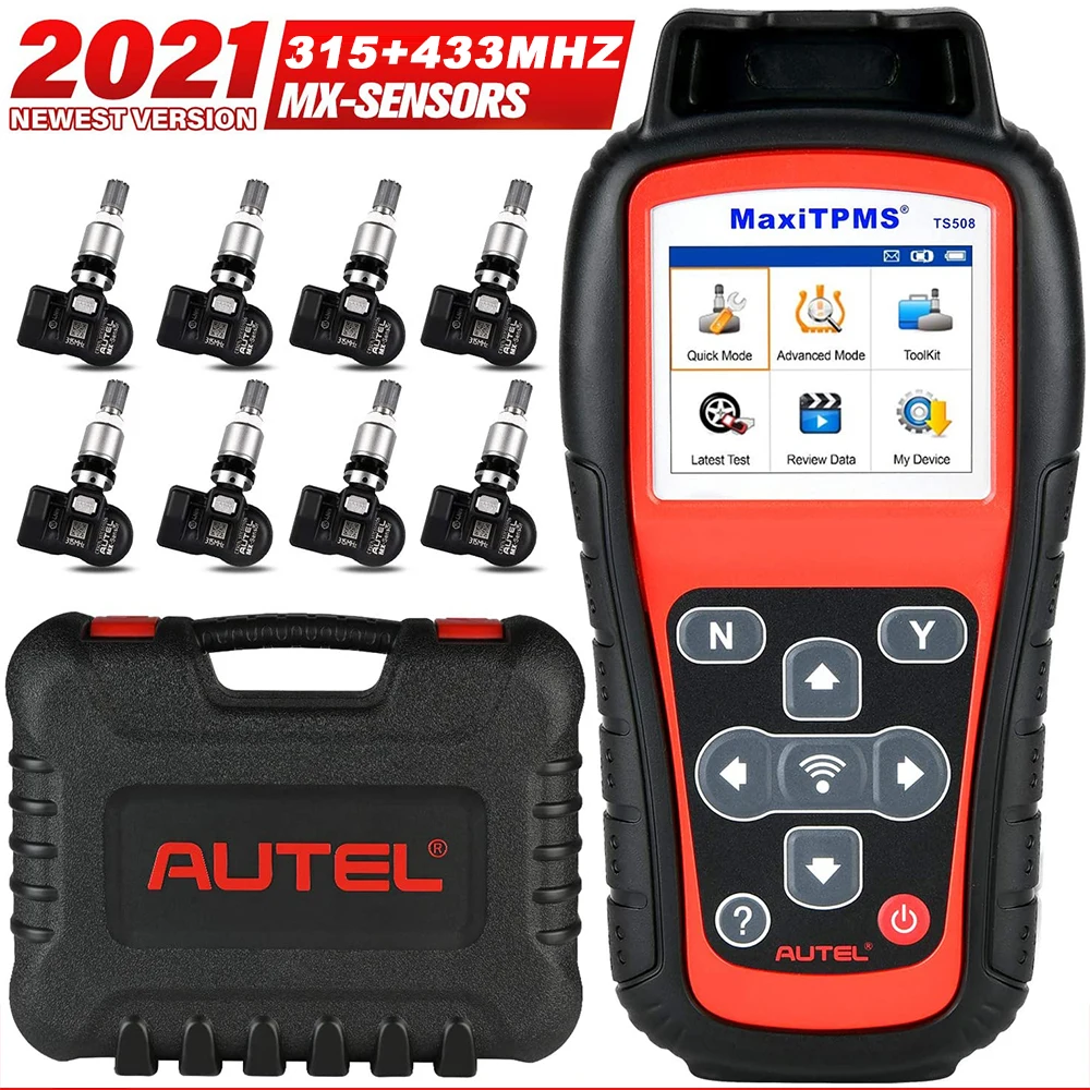 

Autel MaxiTPMS TS508 OBDII диагностический инструмент TPMS система диагностики давления в шинах 315 МГц 433 МГц сенсорный программатор лучше, чем TS501