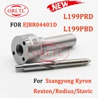 Форсунка дизельного топлива ORLTL A6650170221 L199PRD, форсунка распылителя L199PBD для DELPHI Для Ssangyong Kyron 2.7L RextonRodius, форсунка