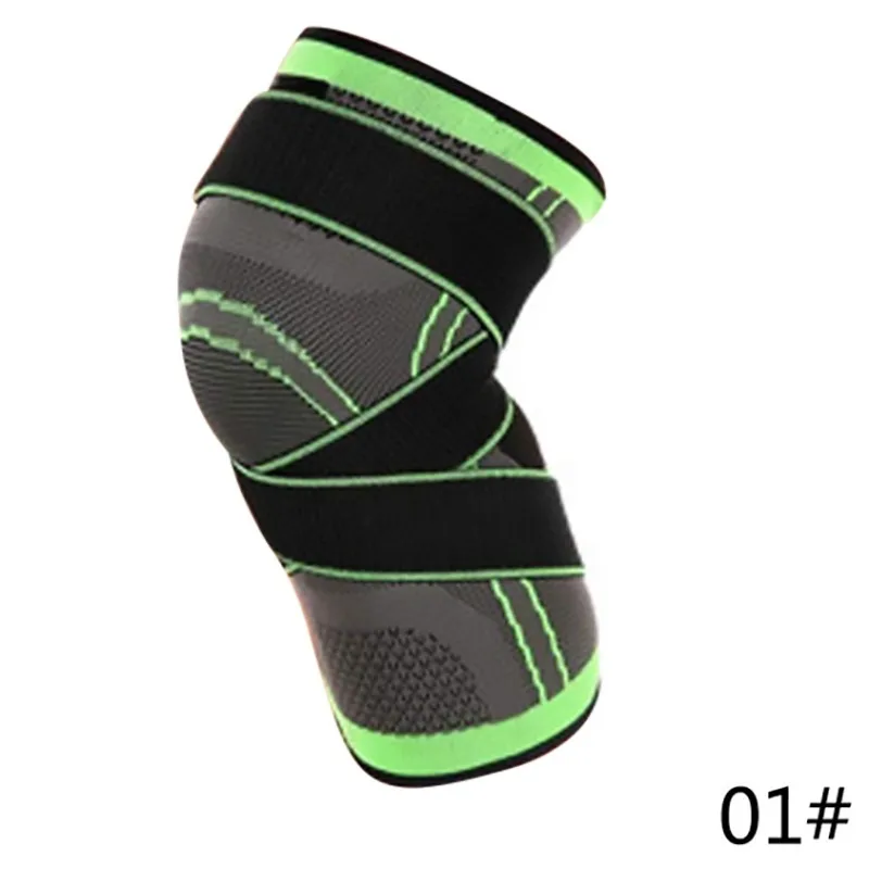 

1PC Kneepad Elastic Bandage Pressurized Knee Pads Knee Support Protector for Fitness sport running Arthritis muscle joint Brace