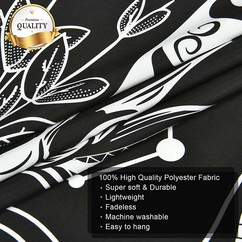 Светильник гобелен с Луной черно-белая звезда настенная подвеска цветочным