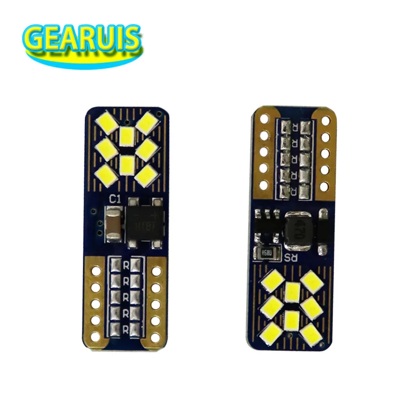 10 шт. Неполярные светодиодные лампы T10 canbus 16 SMD 2016 3 36 Вт W5W 12 В|Сигнальная лампа| |