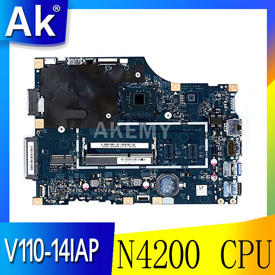 

New MB For Lenovo V110-14IAP Laptop motherboard with N4200 CPU FRU: 5B20M44688 15270-1 motherboard DDR3 100% tested fully work