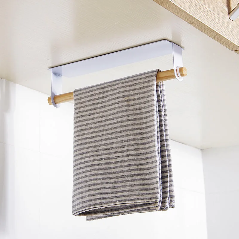 Крепкий вязкий настенный держатель Деревянная Полка для полотенец рулон бумаги