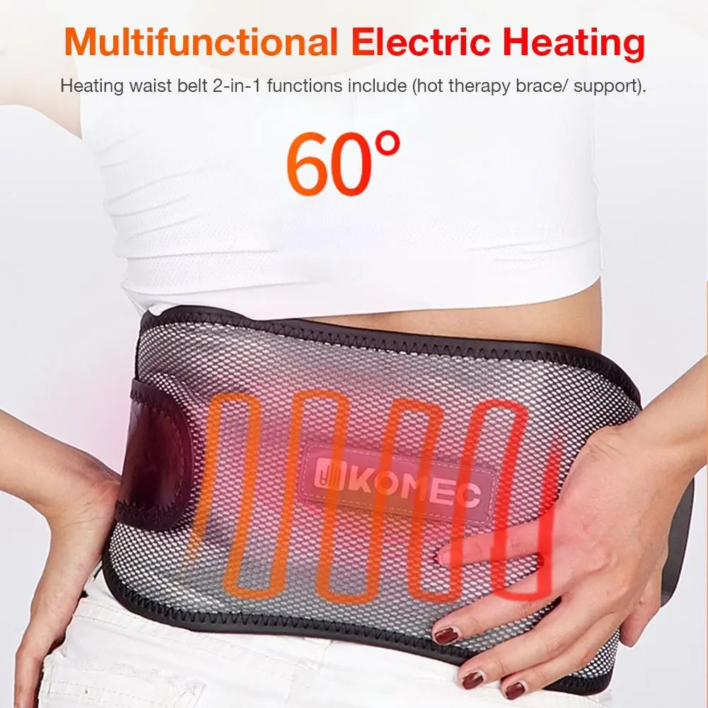 Поясной ремень с подогревом массажер Электрический многофункциональный