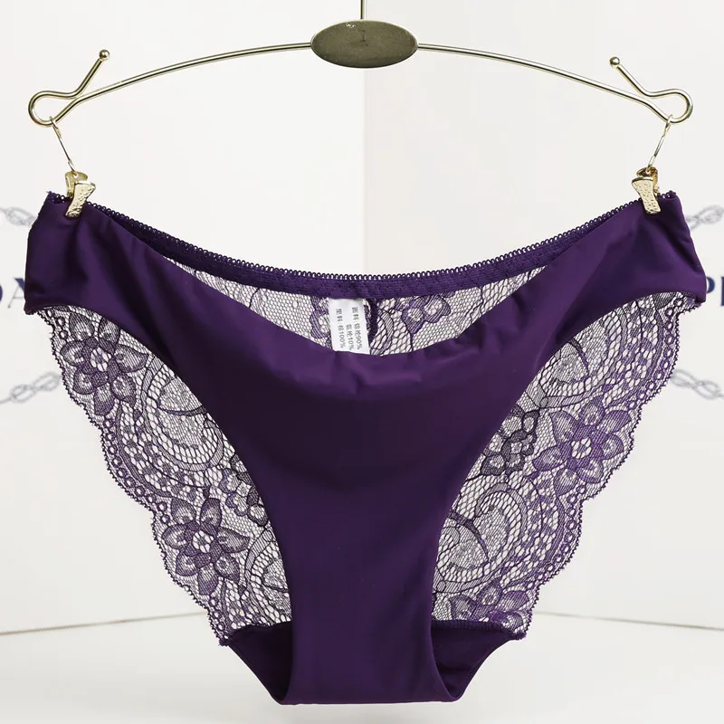 Женские кружевные цветочные ажурные трусики сексуальное нижнее белье бесшовные