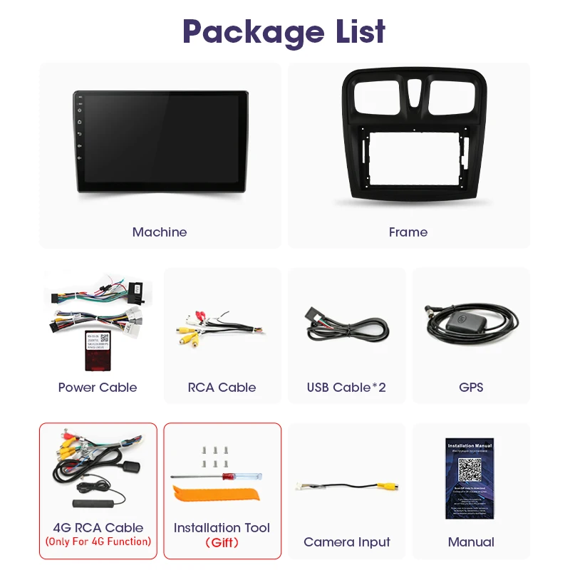 $100.55 Srnubi 2 Din Android 10 Car Radio Multimedia Player for Renault Logan 2 2012 - 2019 Sandero 2 2014 - 2019 GPS Navigation RDS DVD