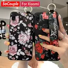 Чехол SoCouple с ремешком на запястье для Xiaomi poco x3 9 A3 Lite 9t Xiaomi Redmi Note 9s 8 7 10 Pro K20 Pro 10X, мягкий чехол-держатель для телефона из ТПУ