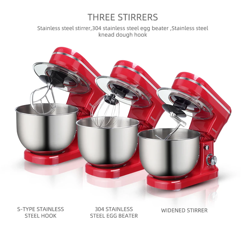 Кухонный миксер ROSPEC 6 скоростей 5 л 1200 Вт | Бытовая техника