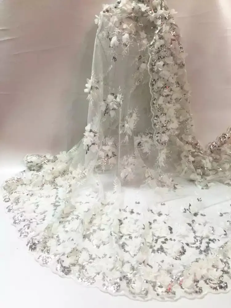 

Нигерийская Тюлевая кружевная ткань 2016, бесплатная доставка, новейшая африканская французская сетчатая кружевная ткань для свадьбы с блес...