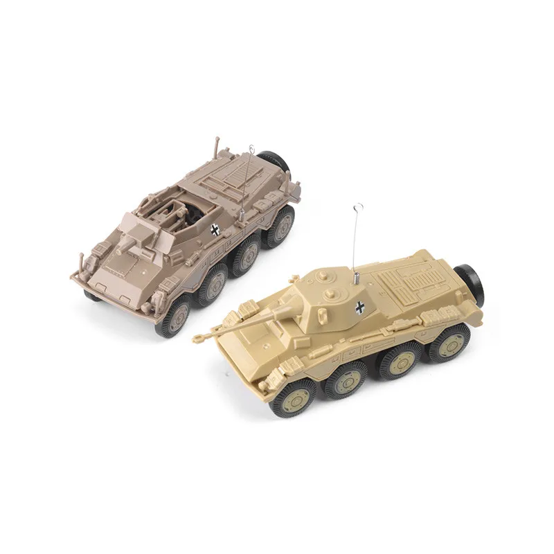 1:72 Sd.kfz.234 PUMA Model ww2 German Wheeled Armored Vehicle Reconnaissance Car Military Assembly Model Kit Chariot Toy