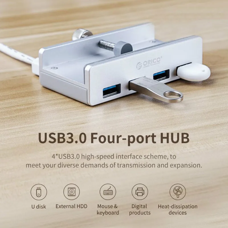 Внешний разветвитель ORICO MH4PU USB 3 0 4 порта | Компьютеры и офис