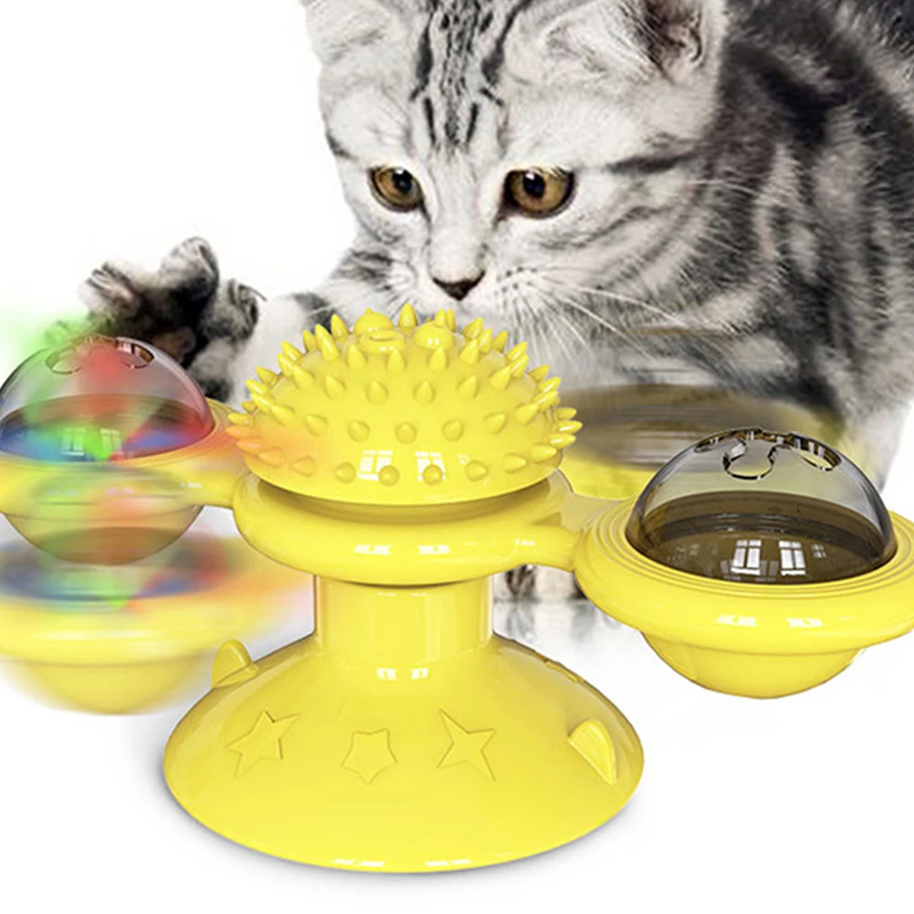 Игрушка для кошек Интерактивная карусель собак устройство протирания домашних