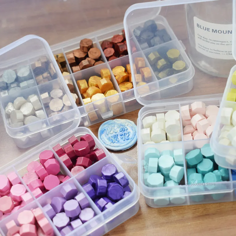 Ancient Sealing Wax Stamp Making Tools Box Set Seal Beans Beads for Vintage Craft Envelope Wedding | Дом и сад