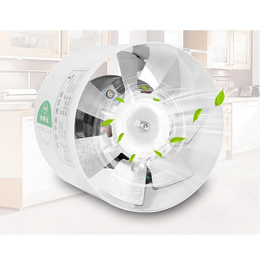 

4 INCH/150MM 25W VENTILATING EXHAUST FAN Inline Vent Fan For Grow Rooms