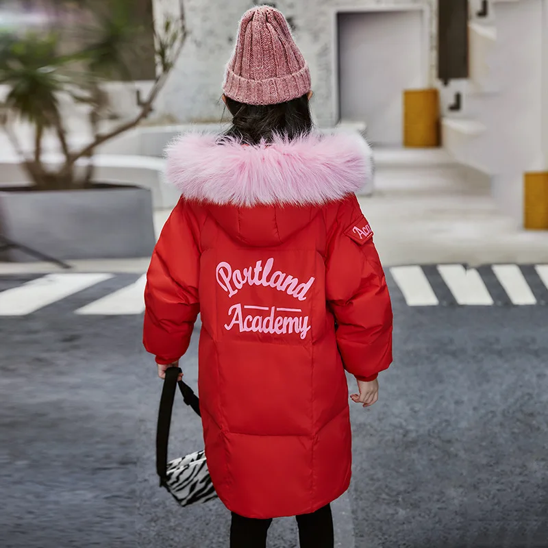 Новинка 2019 года зимние куртки-пуховики для маленьких девочек парки детская