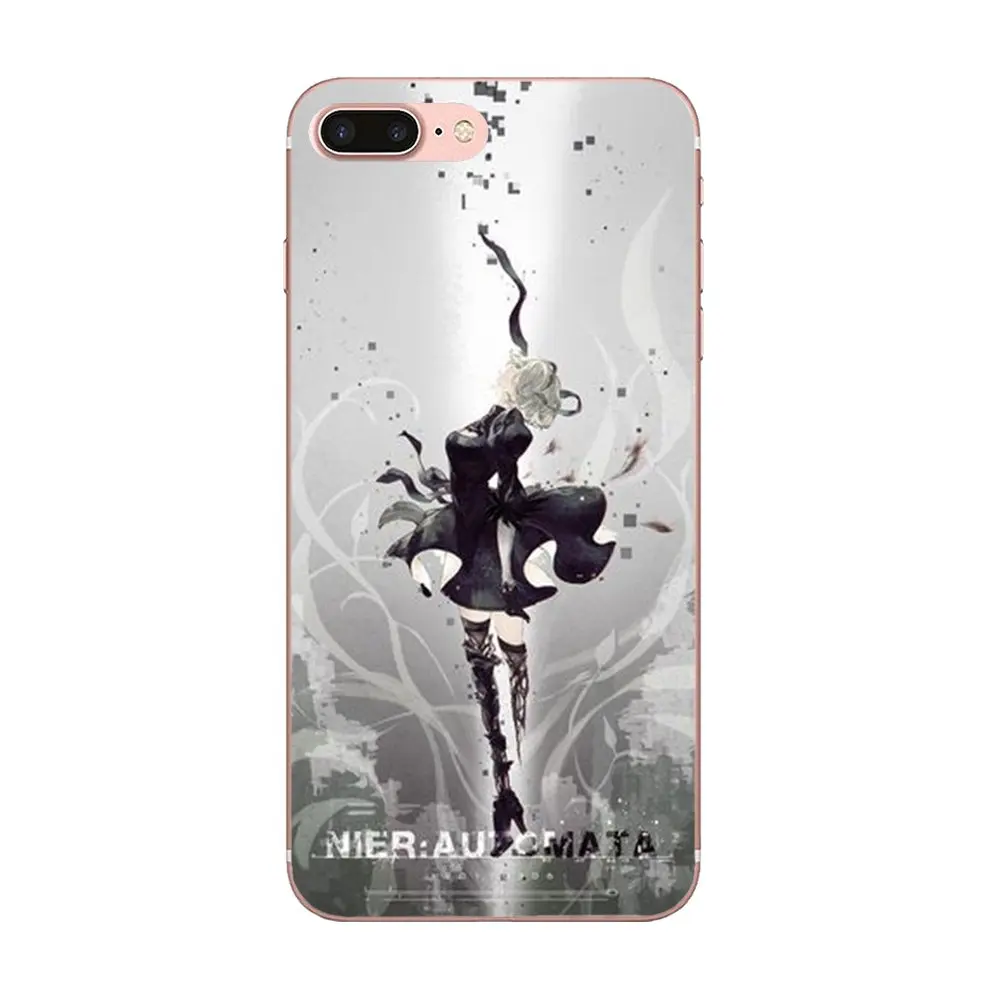 Водонепроницаемый № 2 Тип B 2b Nier Automata Мягкий защитный чехол для Apple iPhone 4 4s 5 5C 5S SE 6 6S