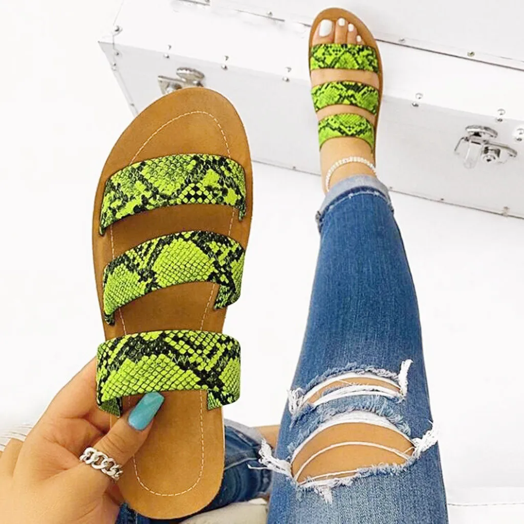 SAGACE/женская повседневная обувь Домашние Банные Тапочки со змеиным узором Новая