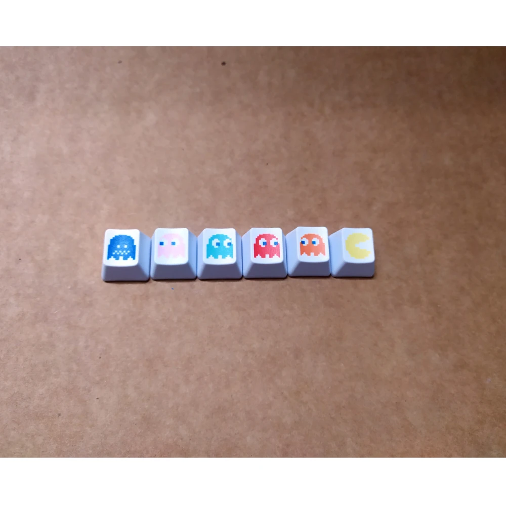 6 шт./компл. милые колпачки для ключей PBT R4 кнопок high OEM Profile Dye Subed kawai механической