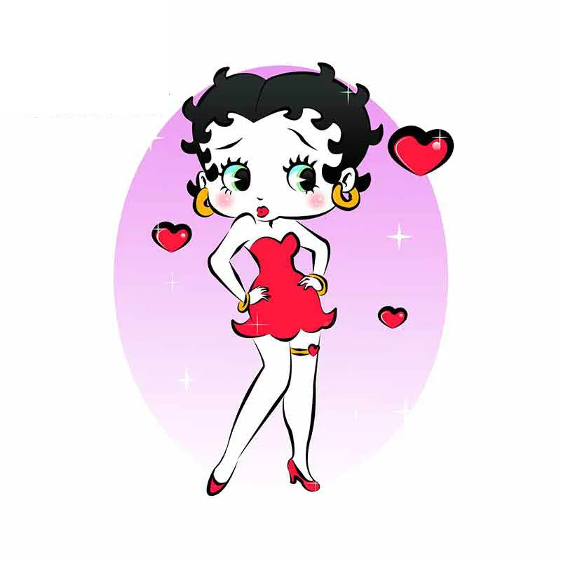 

Betty Boop Body for Car Stickers Graffiti Decal Waterproof Scratch-Proof Protector Windshield Decor Auto Decoration KK13*10cm