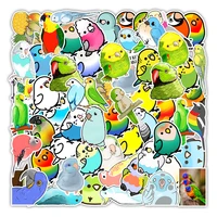 103050pcs cute cartoon bird animal stickers graffiti decals laptop guitar phone diary scrapbook waterproof sticker kid toy